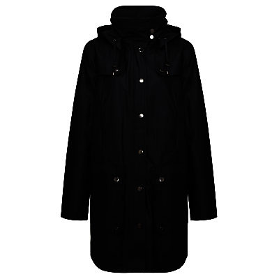 Four Seasons Funnel Neck Waxed Jacket Steel Four Seasons Funnel Neck Waxed Jacket Steel